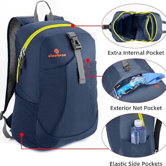 sinotron 22L Lightweight Packable Hiking Backpack, Small Hiking Day Pack EUC - Picture 5 of 5